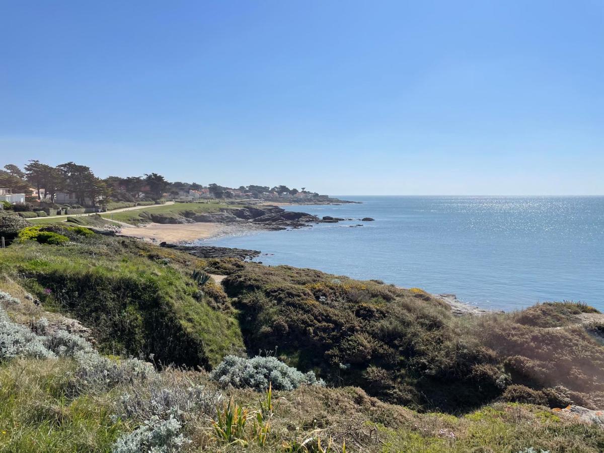 Appartement A 1 Pas De La Plage, Ambiance Boheme Naturel Prefailles Luaran gambar